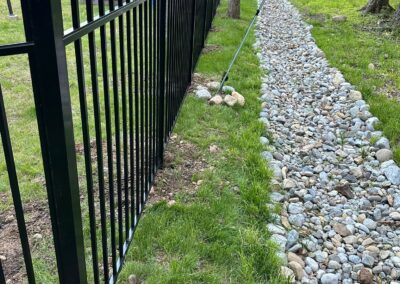 Aluminum fence by Fence Imperial, featuring a sleek and modern design with durable construction for enhanced security and style.