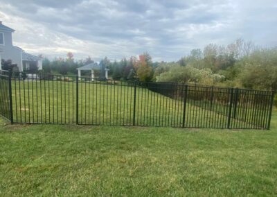 Aluminum fence by Fence Imperial, featuring a sleek and modern design with durable construction for enhanced security and style.