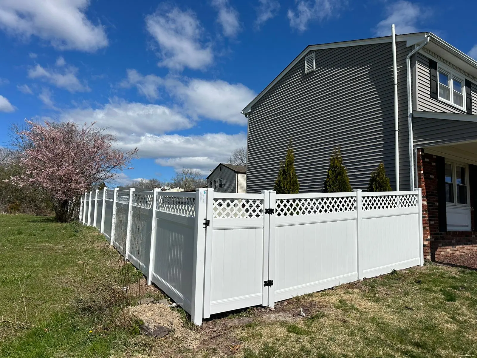 The Fence Imperial team at work, demonstrating professionalism and expertise in fencing installation and customer service in New Jersey.